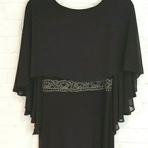 Sangria Black Formal Gown